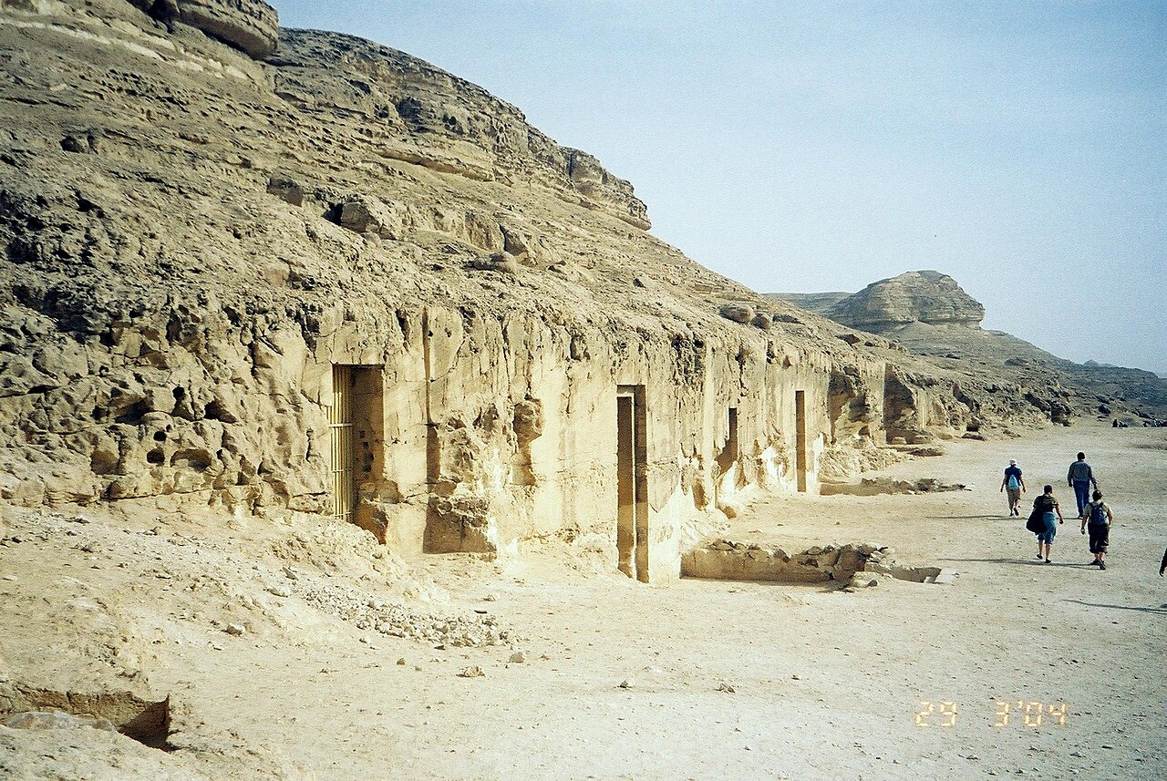 Tomb facades at Beni Hasan
